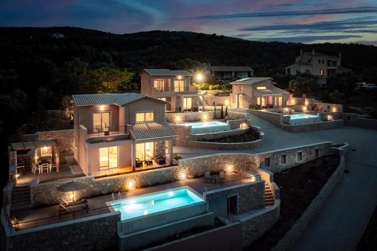 31 Blue Ionian Villas Apolpaina Dış mekan fotoğraf
