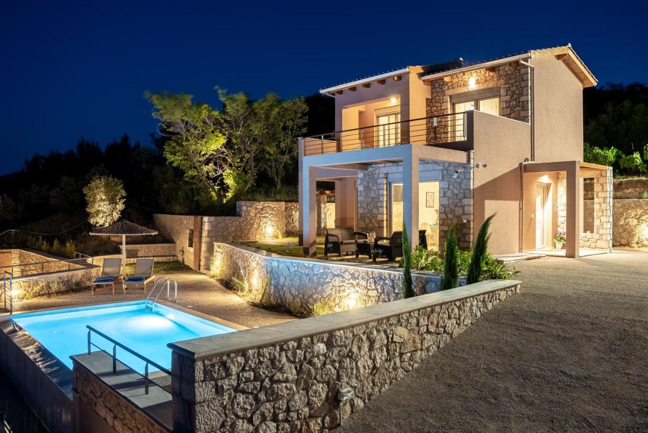 31 Blue Ionian Villas Apolpaina Dış mekan fotoğraf