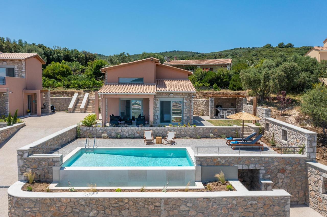 31 Blue Ionian Villas Apolpaina Dış mekan fotoğraf