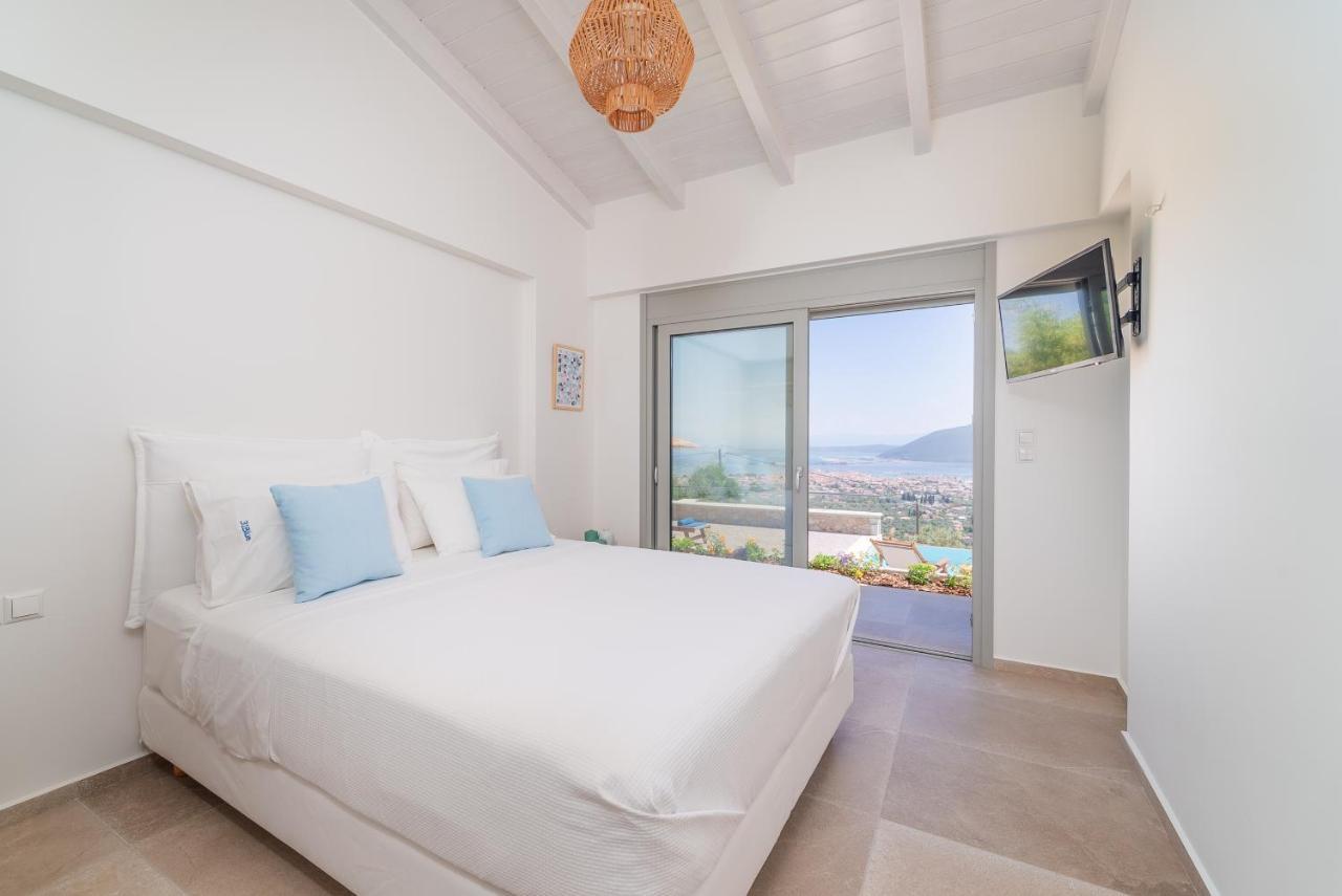 31 Blue Ionian Villas Apolpaina Dış mekan fotoğraf