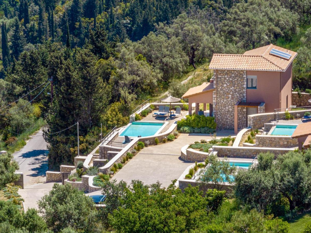 31 Blue Ionian Villas Apolpaina Dış mekan fotoğraf